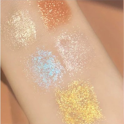 Xixi Bút Kẻ Mắt Bắt Sáng Màu Xanh Dương / Vàng / Bạc Ánh Nhũ Mượt Mà Lâu Trôi