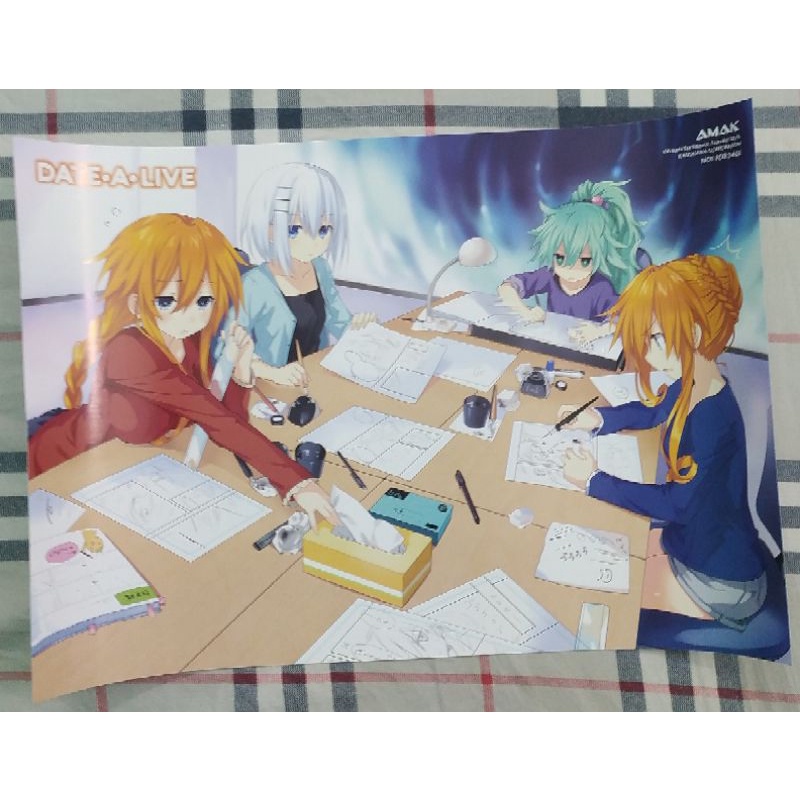 Poster Date A Live Kèm Ống