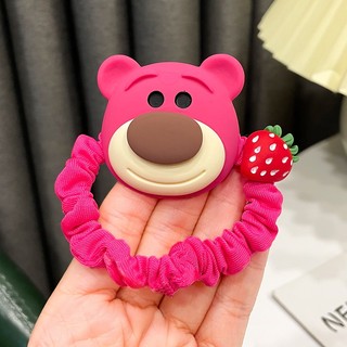 🌸KẸP TÓC DÂY CỘT GẤU DÂU LOTSO🍓