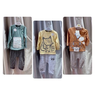 Set nỉ bé trai sz 6/9m 9/12m 12/18m 18/24m