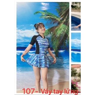 Bộ bơi nữ tay lửng 35_90kg nhiều màu ,ntin chọn màu