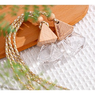 Lọ Đựng Tinh Dầu Treo Xe Ôto - Xe Hơi Nút Gỗ Nhiều Hình Dáng Đẹp Xinh Xắn