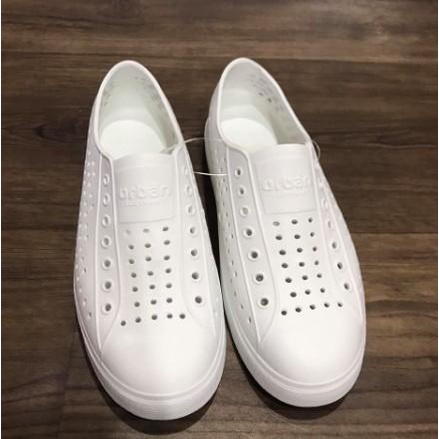 Giày đi mưa - giày nhựa Urban chống nước siêu nhẹ màu trắng full