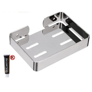 Kệ đựng xà bông Inox 304 Nanichino dán tường gạch men - có sẵn keo dán Nanichino