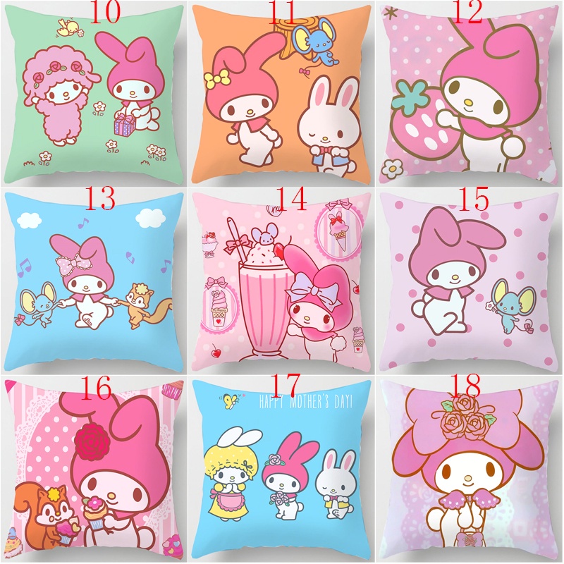 Vỏ Gối In Hình sanrio melody Dễ Thương Trang Trí Nhà Cửa / Xe Hơi