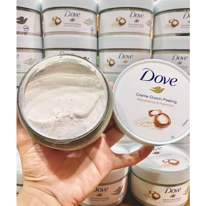 TẨY DA CHẾT DOVE MACCA