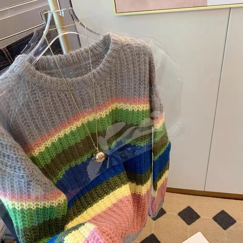 NRVP Áo Sweater Tay Dài Thiết Kế Mới Thời Trang Mùa Đông Theo Phong Cách Hàn Quốc Cho Nữ