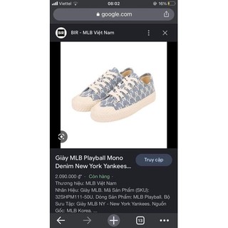 MLB dòng playball sneakers