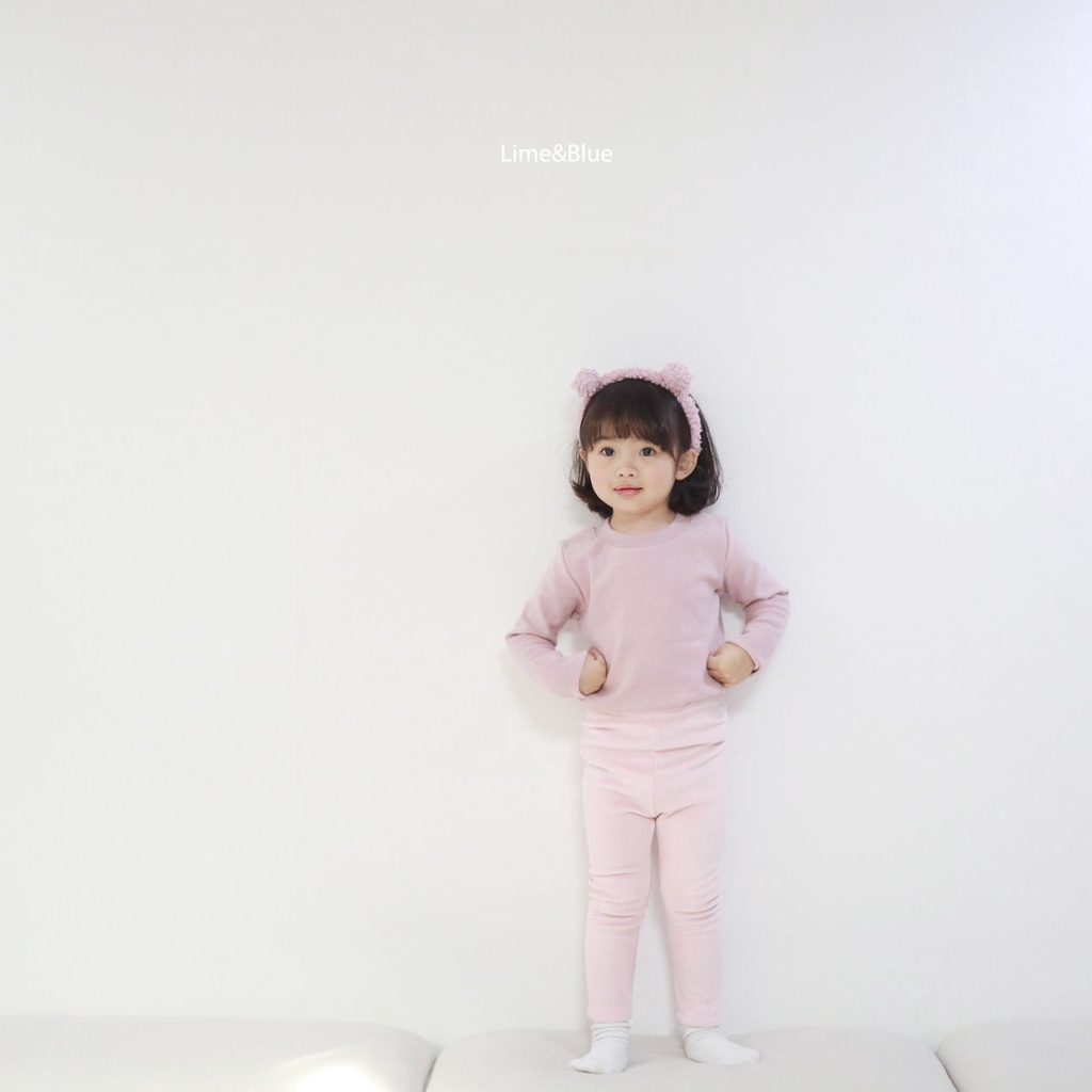 Lime&Blue Legging lót lông cho bé Hàn Quốc