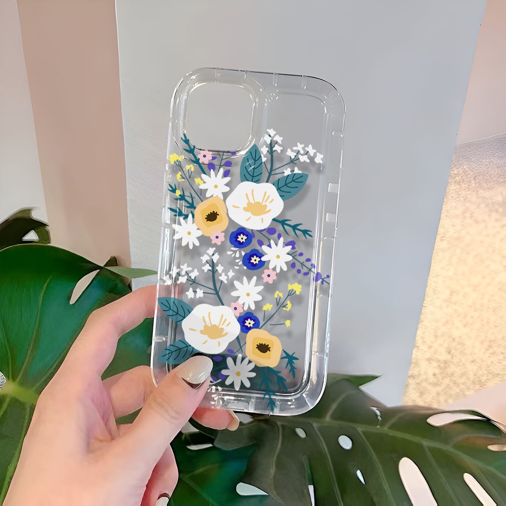 Ốp Điện Thoại Tpu In Hình Hoa Thời Trang Cho iphone 14promax 11 13 12 7Plus 6 6s XR X XS Max