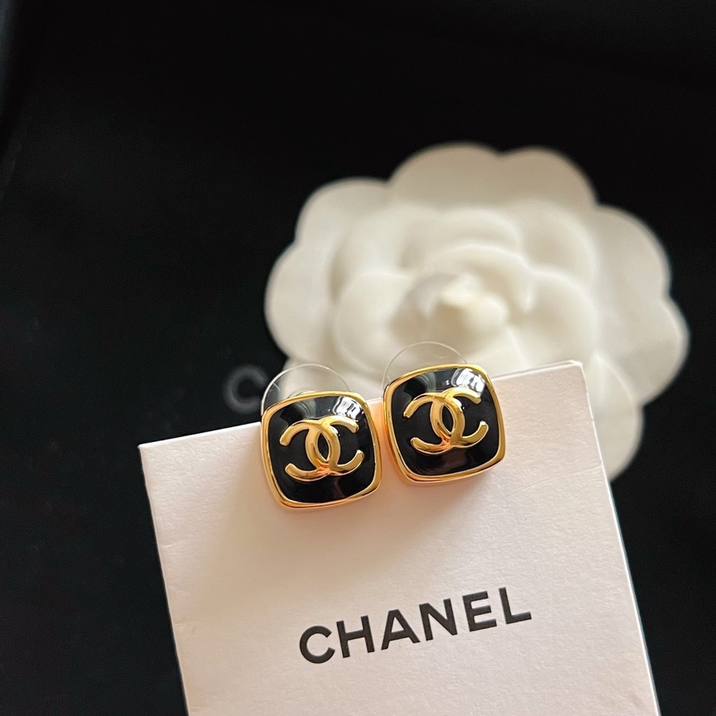 Đôi Bông Tai Mạ Bạc 925 Hình Chữ C Thời Trang