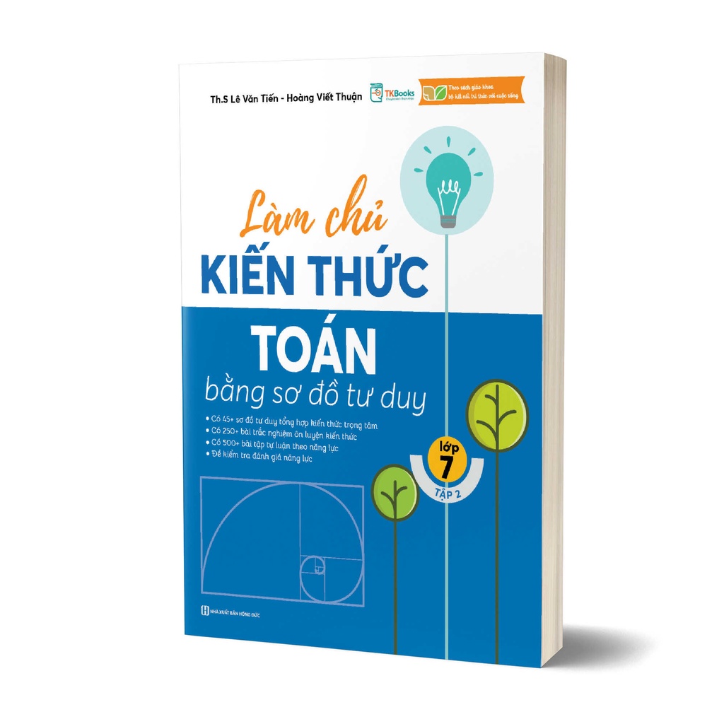 Sách - Làm chủ kiến thức Toán bằng sơ đồ tư duy – Lớp 7 Tập 2