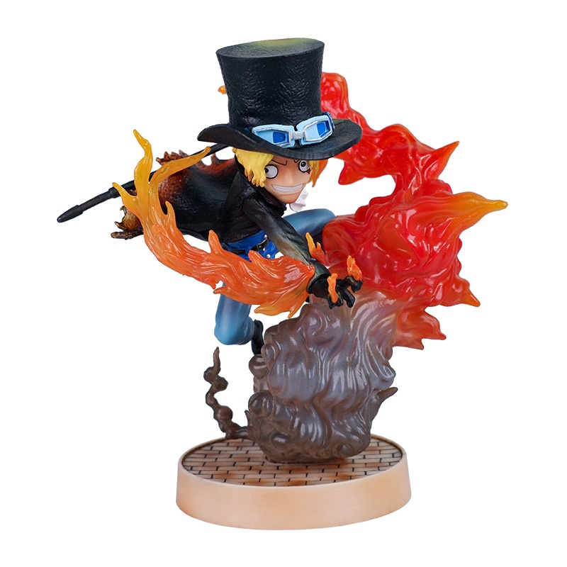 Mô hình One Piece nhân vật Sabo GK chibi, cao 12 cm, có hộp màu, sản phẩm chất lượng cao, siêu nét, đổi trả 7 ngày