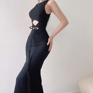 Đầm body buộc nơ eo - TADstore