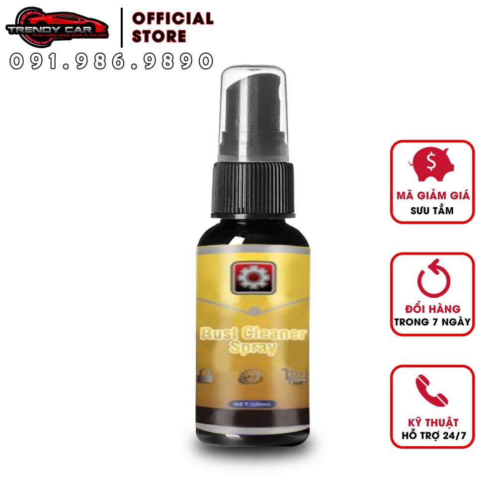 Chất tẩy rỉ sét gia dụng, chất chống Oxy hoá đa năng nhà bếp, chất tẩy kim loại công dụng kép trên cả ô tô và gia đình