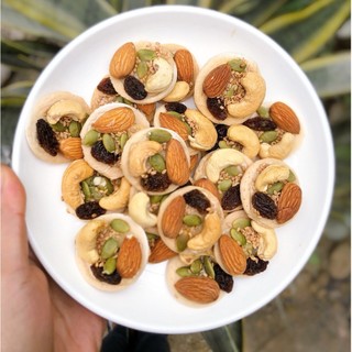 Hỗn hợp Hạt mix 100g - Làm Nougat, Bông tuyết
