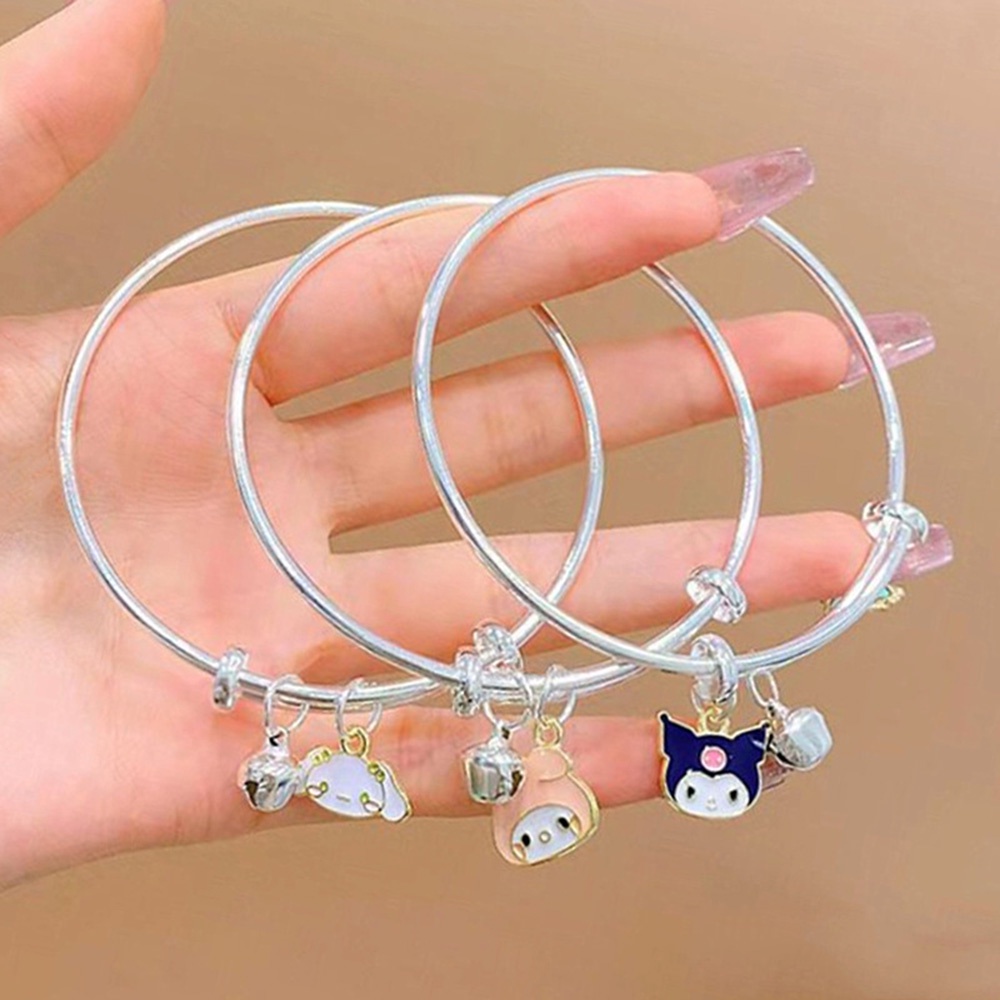 Vòng Tay Bạc Mặt Hình Chú Chó Sanrio Nhật Bản Dễ Thương Phù Hợp Làm Quà Sinh Nhật