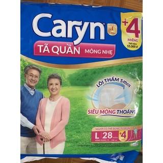 Tã quần caryn size l 28+4/l28 miếng