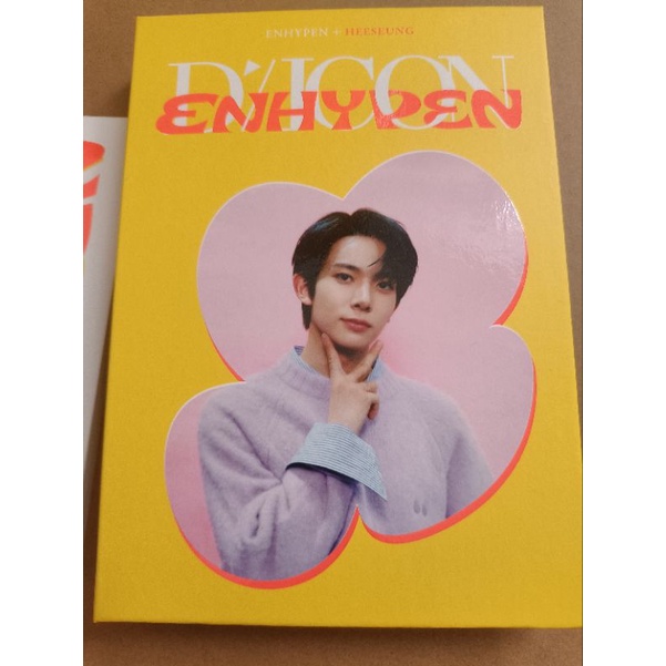 cuốn binder dicon heeseung enhypen official hot hit off