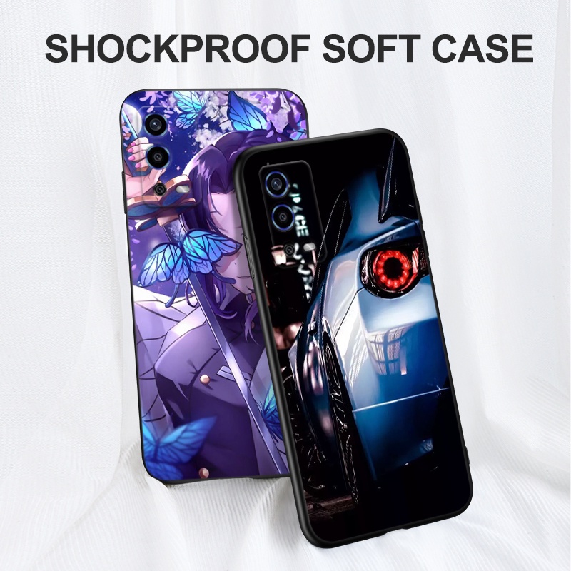 Ốp Điện Thoại Tpu Dẻo Màu Đen In Hình Xe Hơi Vui Nhộn Cho OPPO A55 4G