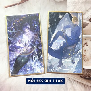 Shikishi game For all time official 13x23cm Lộ Thần, Tư Lam