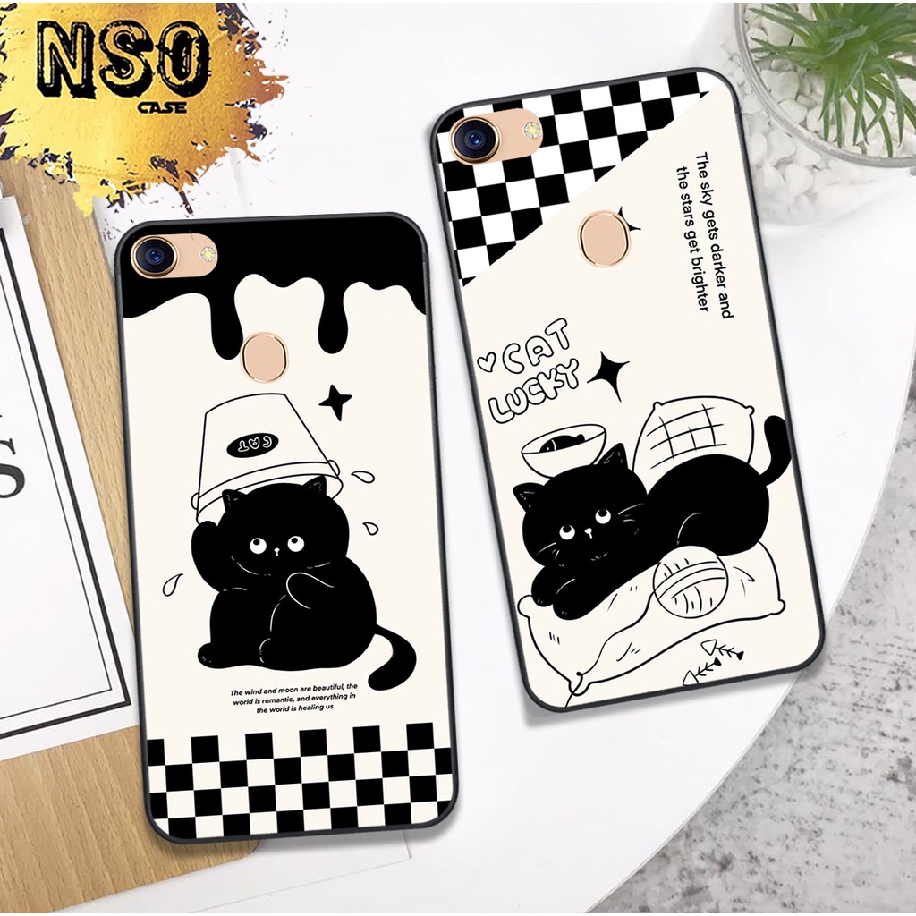 Ốp Oppo F5 / F5 YOUTH / F7 / F7 YOUTH In Hình Họa Tiết Mèo Cute Đáng Yêu Đẹp Hot Trend 2023