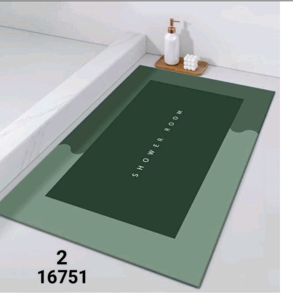 Thảm Lau Chân BATHROOM siêu thấm hút, khô chân nhanh, chống trơn
