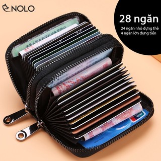 Bóp Ví Ngang Cầm Tay Nhiều Ngăn Đựng Tiền, Thẻ ATM Dudu Model DD01 Chất Liệu Da Pu