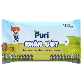 50 gói khăn ướt puri (10tờ/1gói)