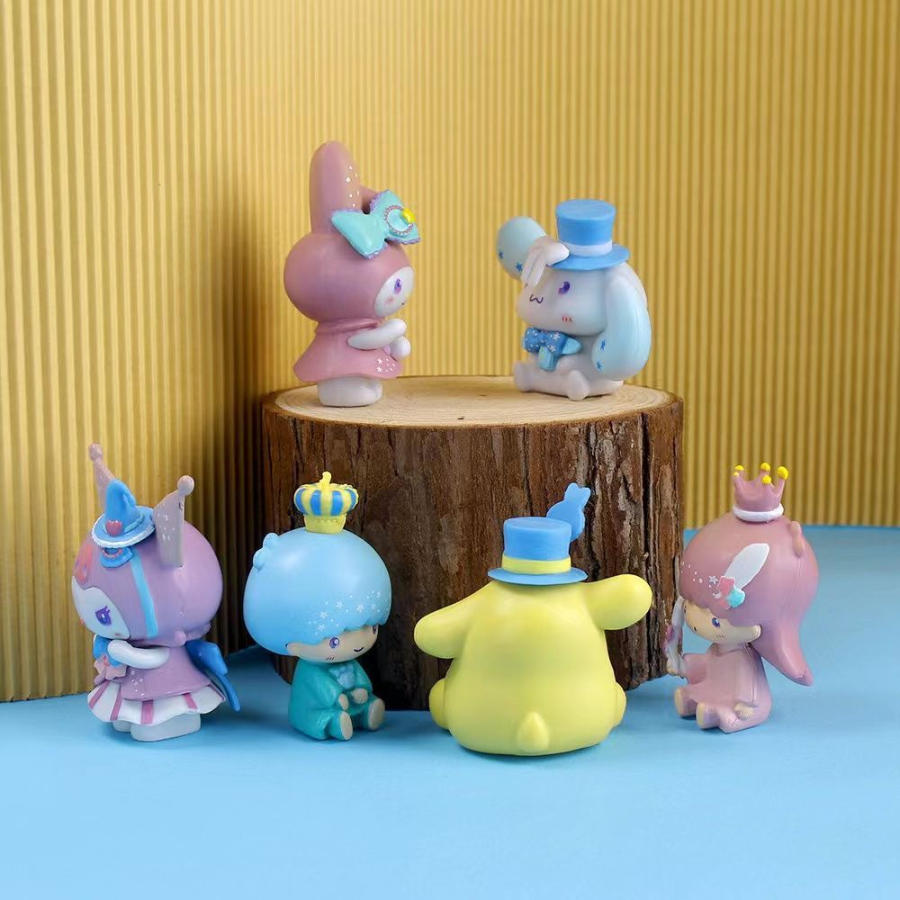 Mô Hình Cún Kuromi Cinnamon Để Bàn Trang Trí Dễ Thương