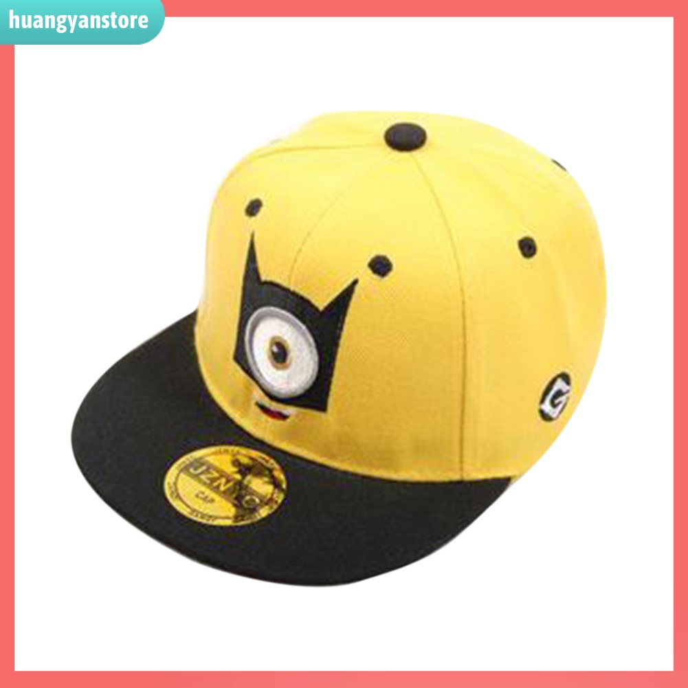 HY/ Mũ Lưỡi Trai Thêu Hình Minion Xinh Xắn Cho Bé Trai Và Bé Gái