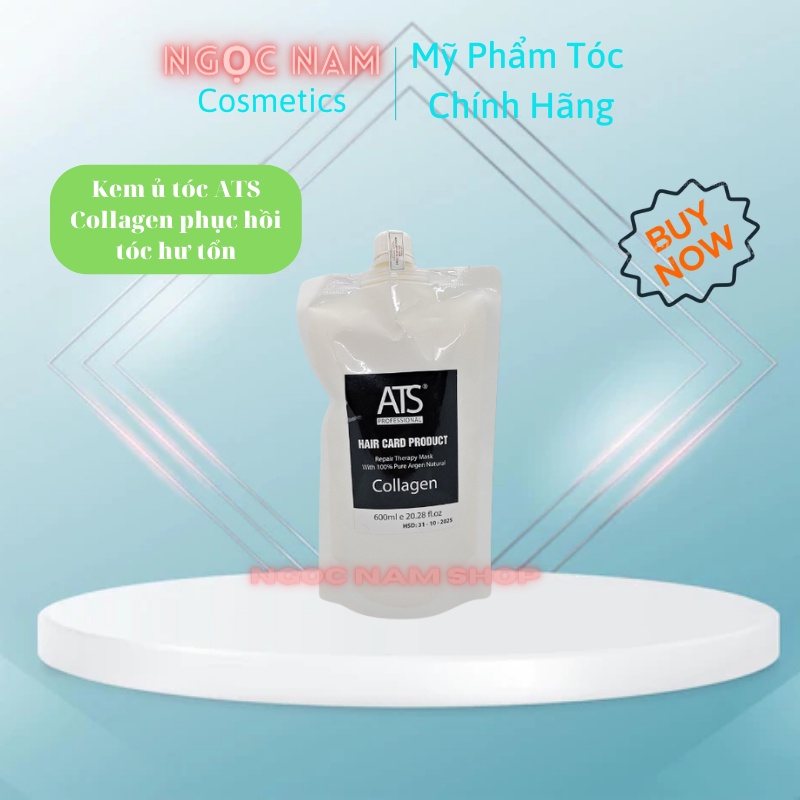 Kem Hấp Ủ Tóc Phục Hồi Colagen ATS