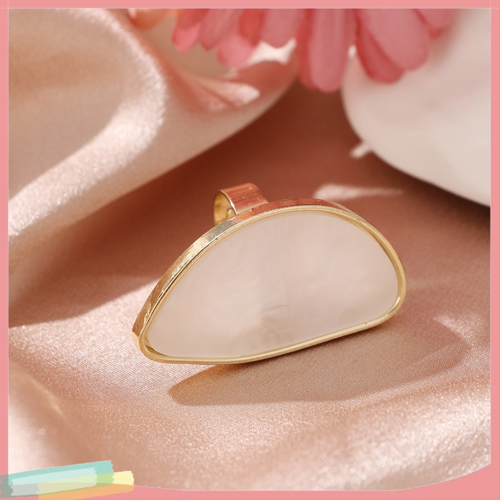 Nhẫn Hợp Kim Mạ Vàng Kiểu Dáng Đơn Giản Thời Trang Cho Nữ