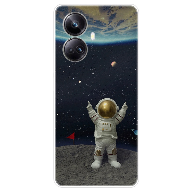Ốp Điện Thoại TPU Dẻo Họa Tiết Hoạt Hình Dễ Thương Cho Realme 10 Pro + Realme 10Pro Plus