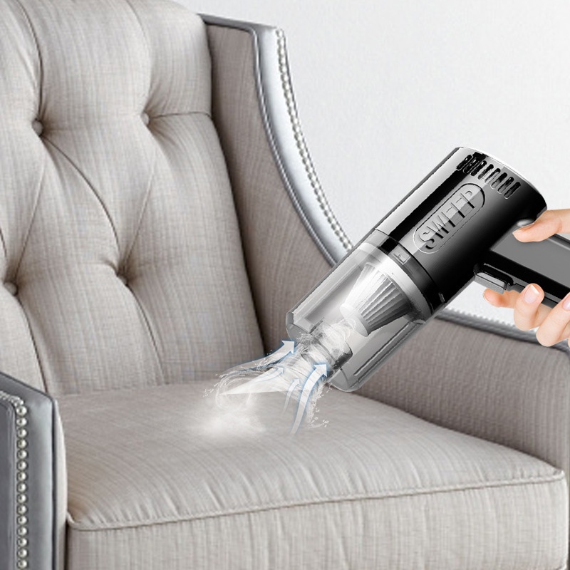 Máy hút bụi cầm tay mini không dây, dễ hút bụi mịn từ ghế sofa, bàn phím, hút bụi trong oto, nhỏ gọn tiện lợi dễ sử dụng