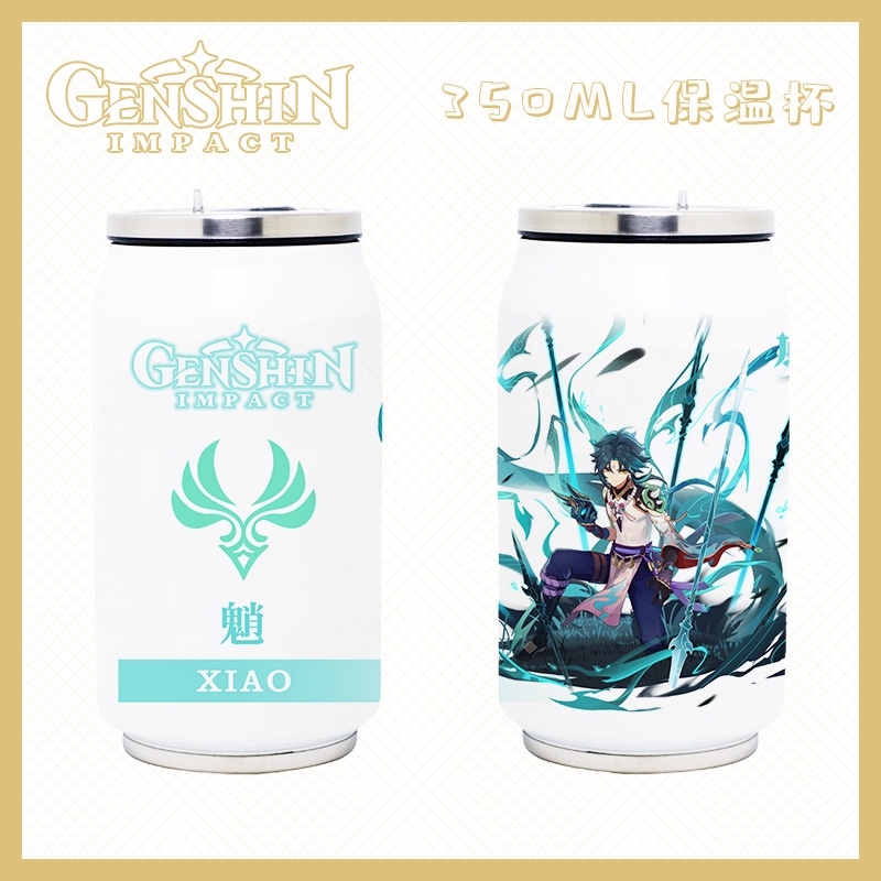 Cốc giữ nhiệt in hình nhân vật game genshin impact