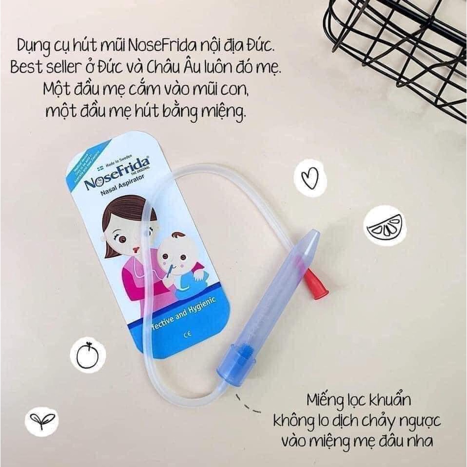 Dụng cụ hút mũi Nosefrida Thụy Điển cho bé
