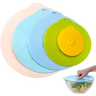 Bộ 5 nắp đậy silicon nhiều kích thước sử dụng an toàn cho lò vi sóng