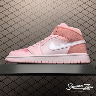 Giày thể thao sneakers air jordan 1 mid digital pink màu hồng