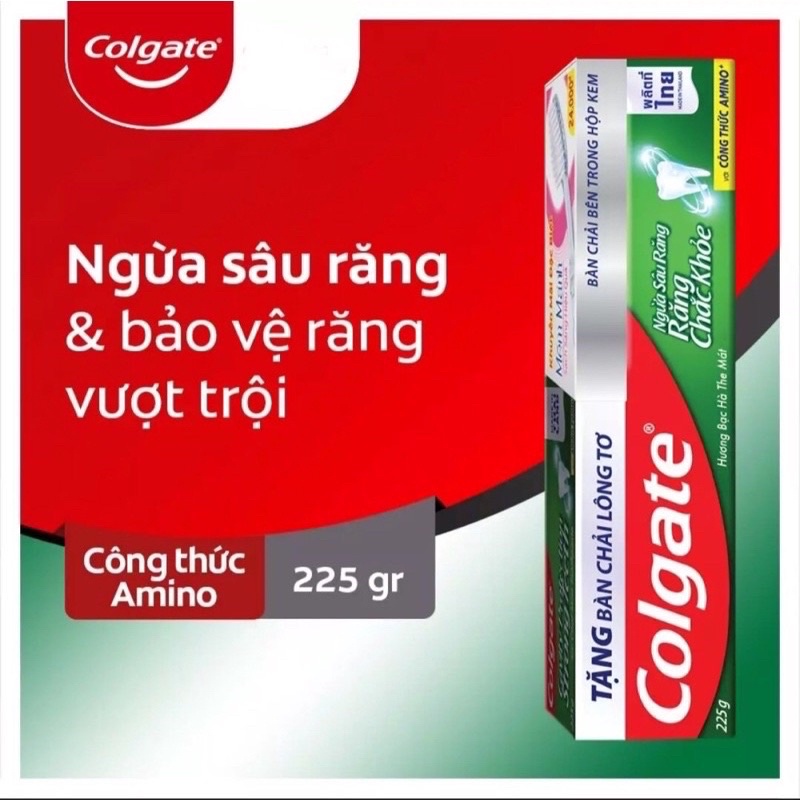 1 Kem đánh răng Colgate ngừa sâu răng 225g+bàn chải