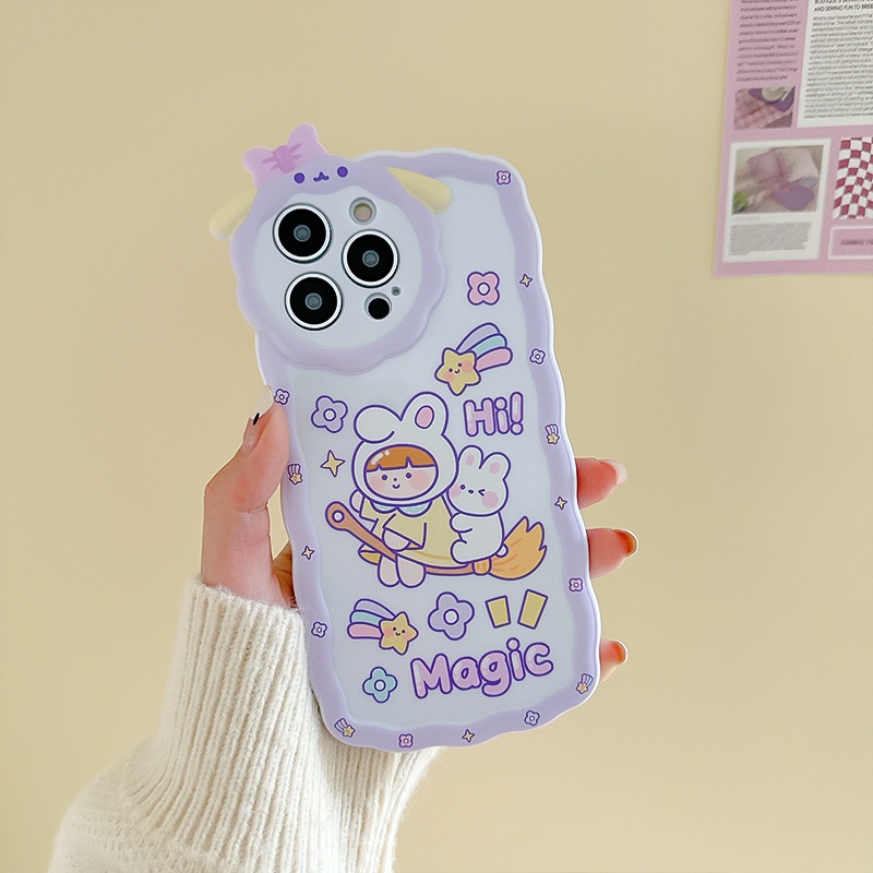 Ốp Điện Thoại Hình Thỏ Cừu Ma Thuật Cho iphone7 / 7plus / 8 / 8plus / x / xs / 11 / 12 / 13 / 14 / pro / max / plus / promax