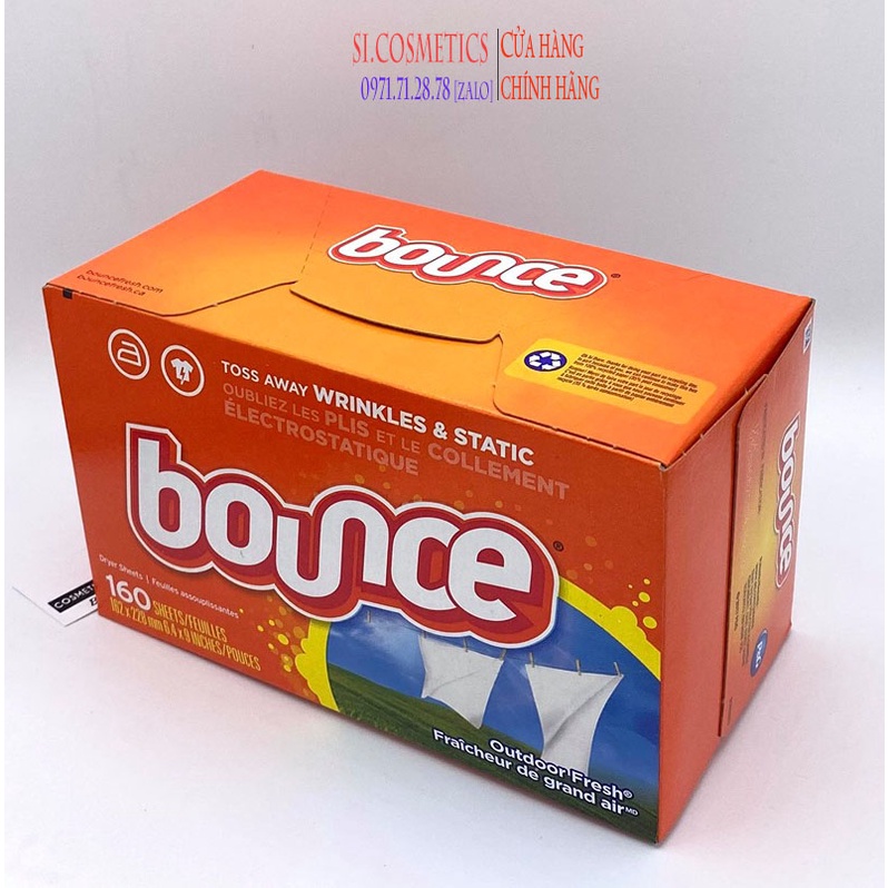 Giấy thơm Bounce Mỹ 160 tờ