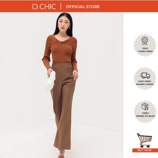 Quần ống loe cạp liền 2 túi cơi d.chic ms: 482609
