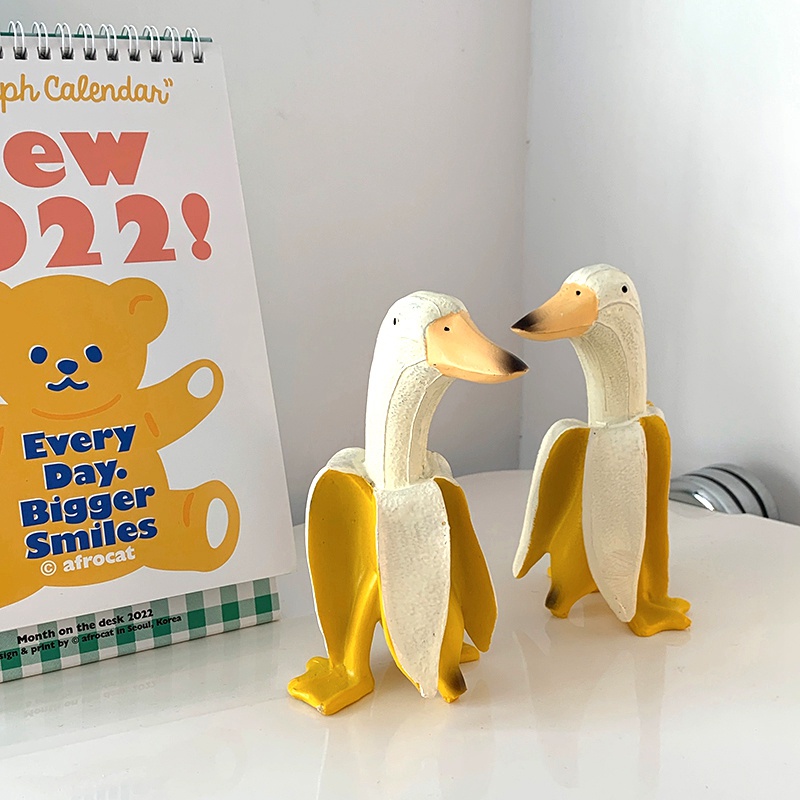 Búp Bê Hình Chú Vịt Chuối Dễ Thương Dùng Trang Trí Phòng Ngủ
