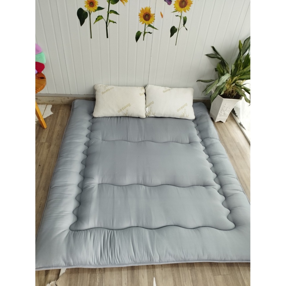 Nệm Topper Đệm Bông Takara Trải Sàn Xuất Nhật Vie Home- Bedding, Kích Thước  1m2, 1m4,1m6, 1m8, Dày 7-9cm