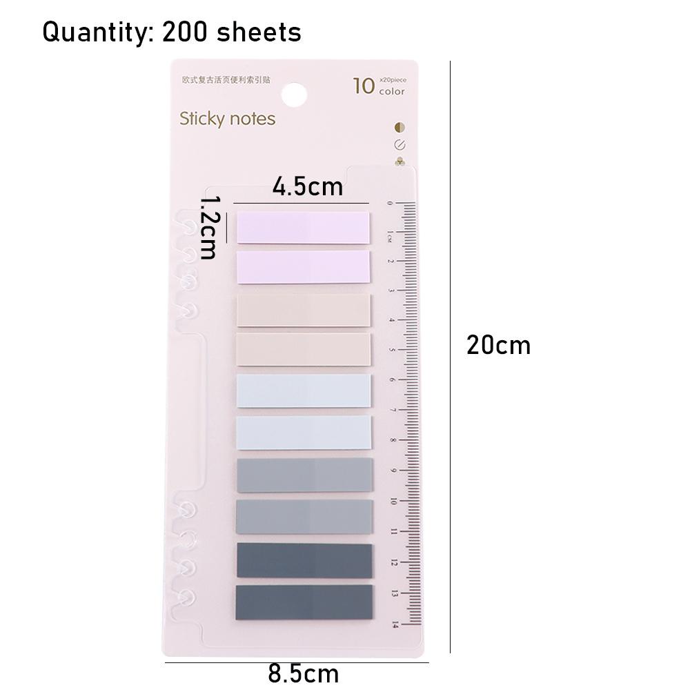 200 Tờ Giấy Ghi Chú Họa Tiết Lá Cây Dễ Thương Bắt Mắt