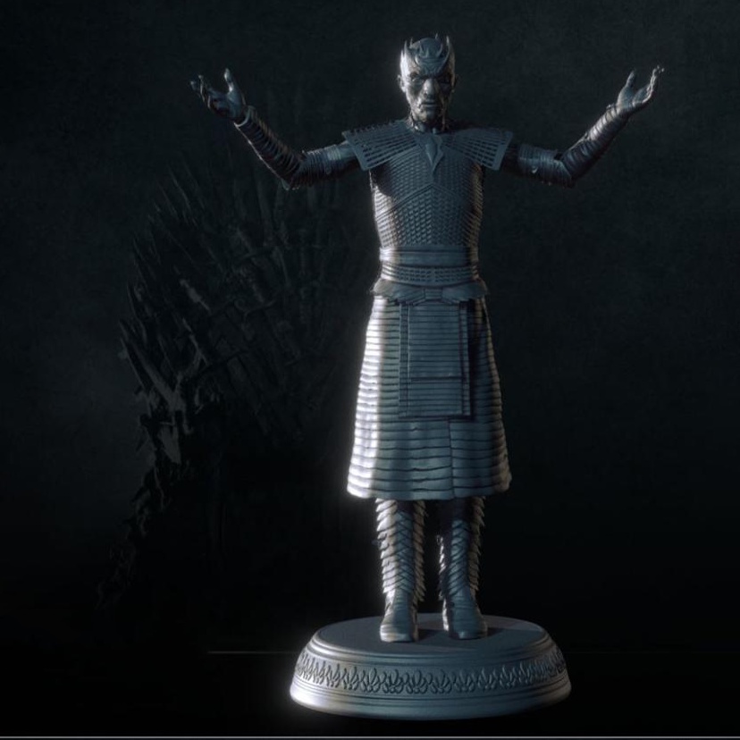 Tượng  Night King Game Of Thrones Bằng Chất Liệu Nhựa Resin - Cao 20 cm