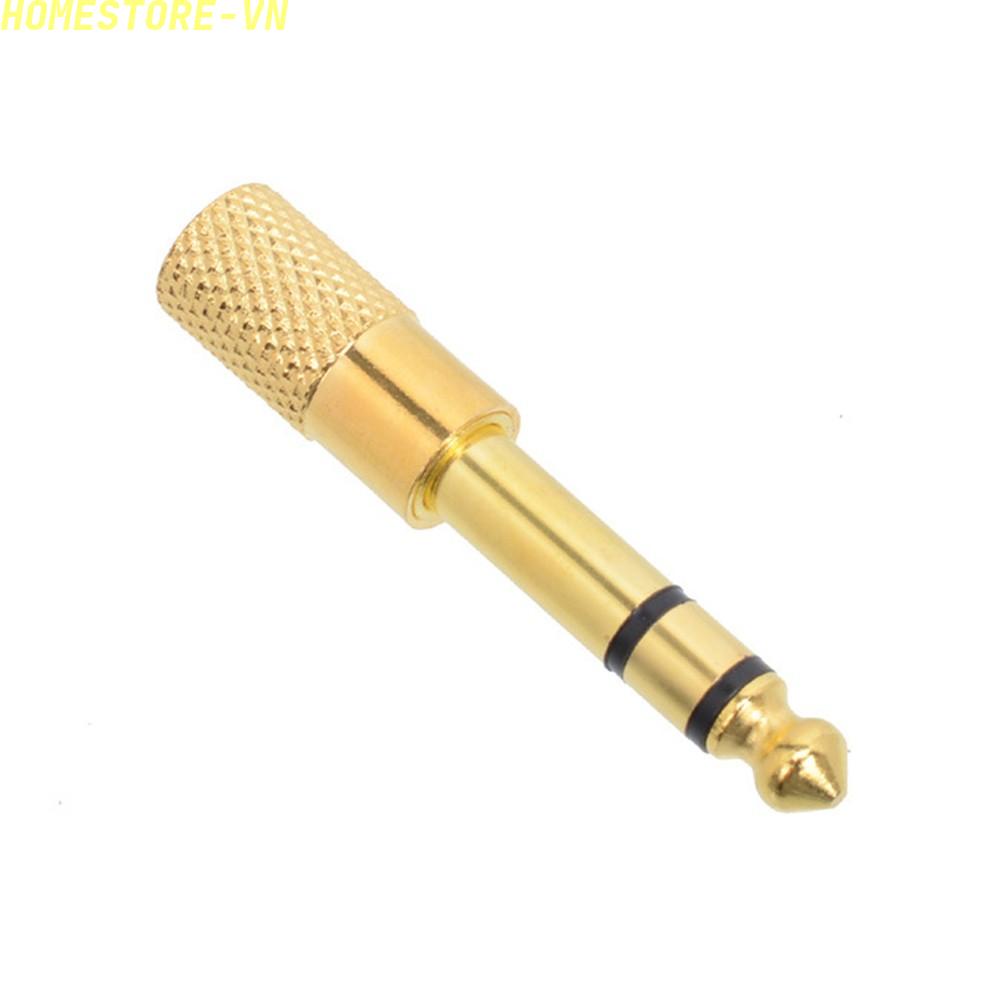 1 Đầu Nối Chuyển Đổi Âm Thanh 6.35 / 3.5Mm Cho Đàn Guitar