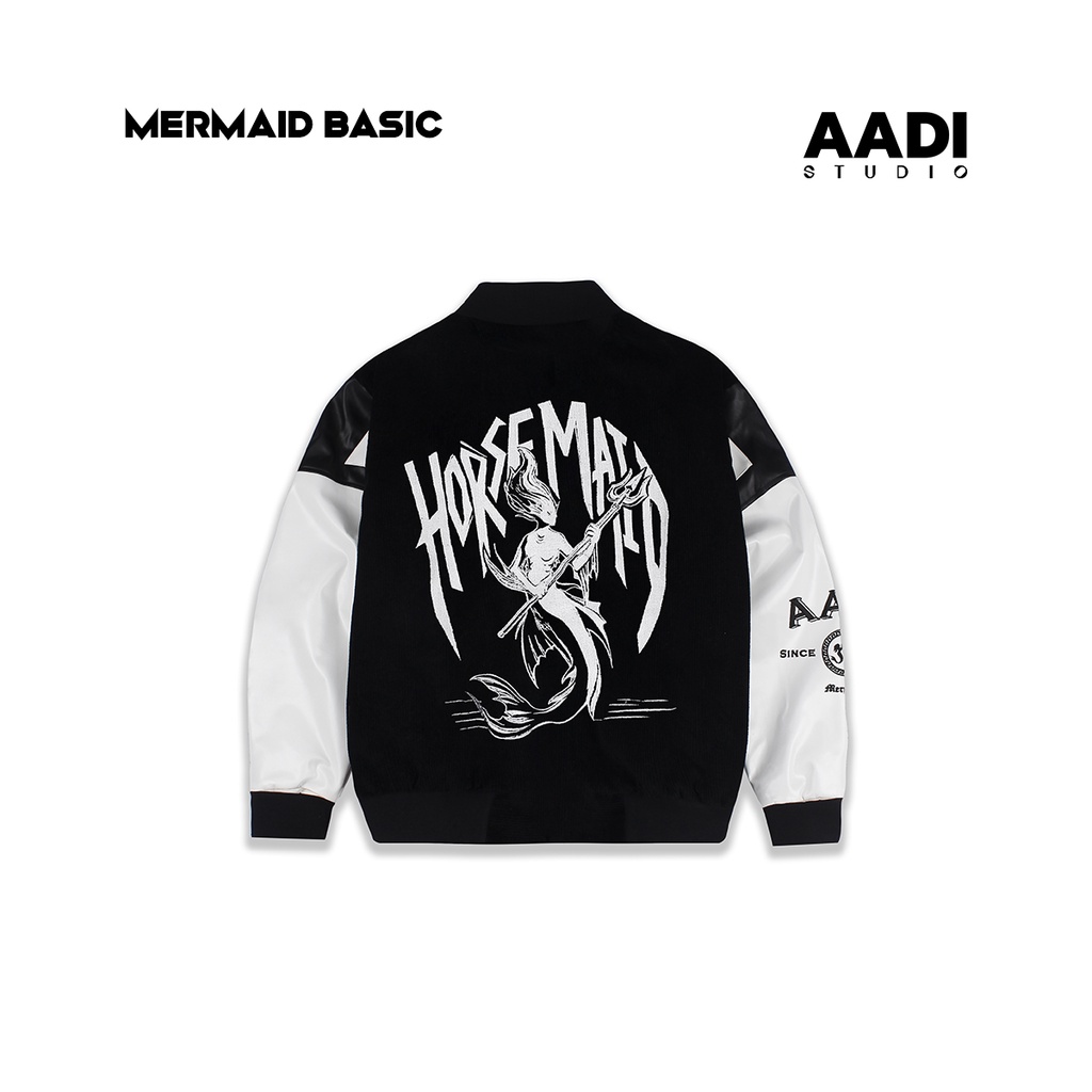 ÁO KHOÁC MERMAID BOMBER VARSITY JACKET -  AADI.STUDIO