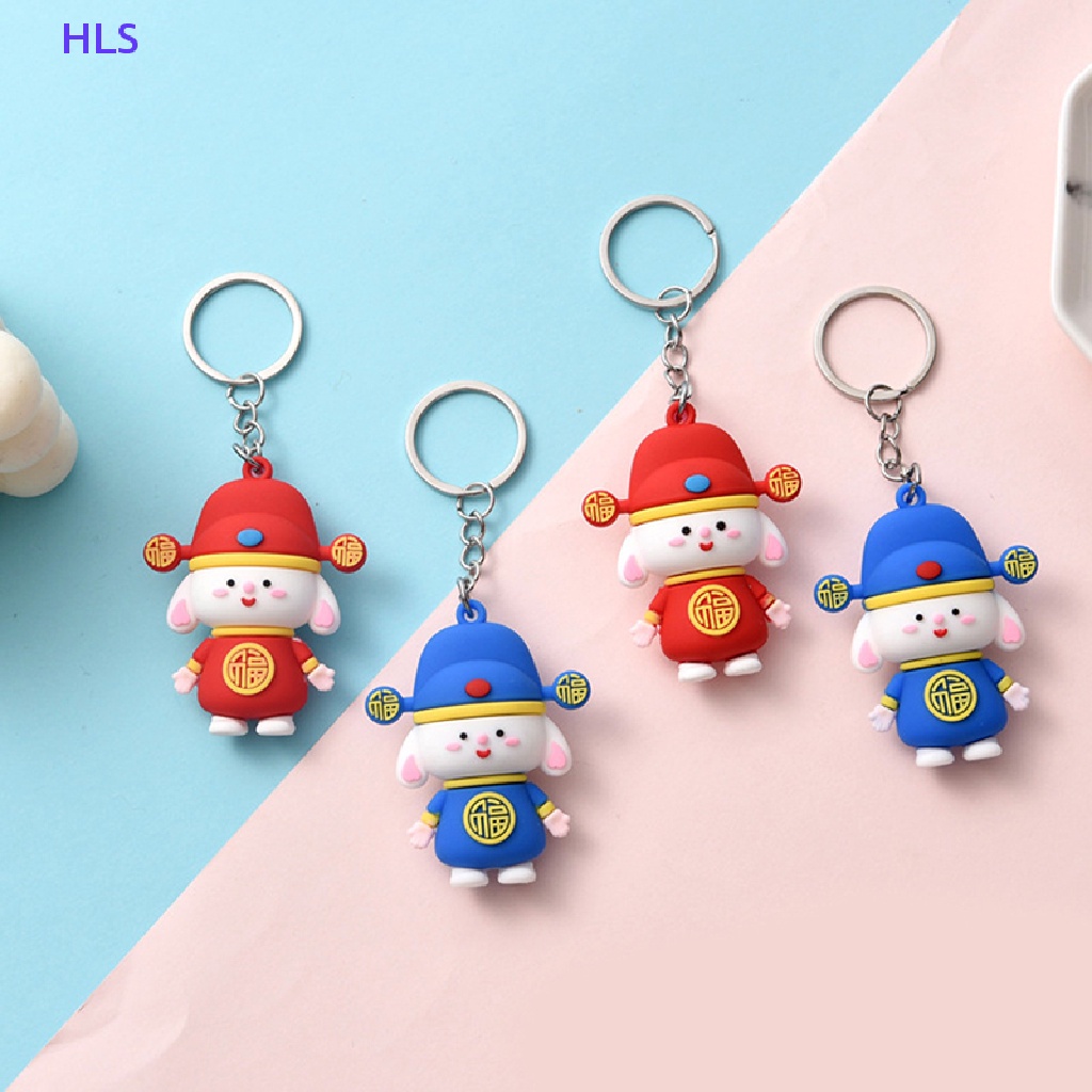 Móc Khóa Hình Thỏ Thần Tài Năm Mới 2023 Dễ Thương